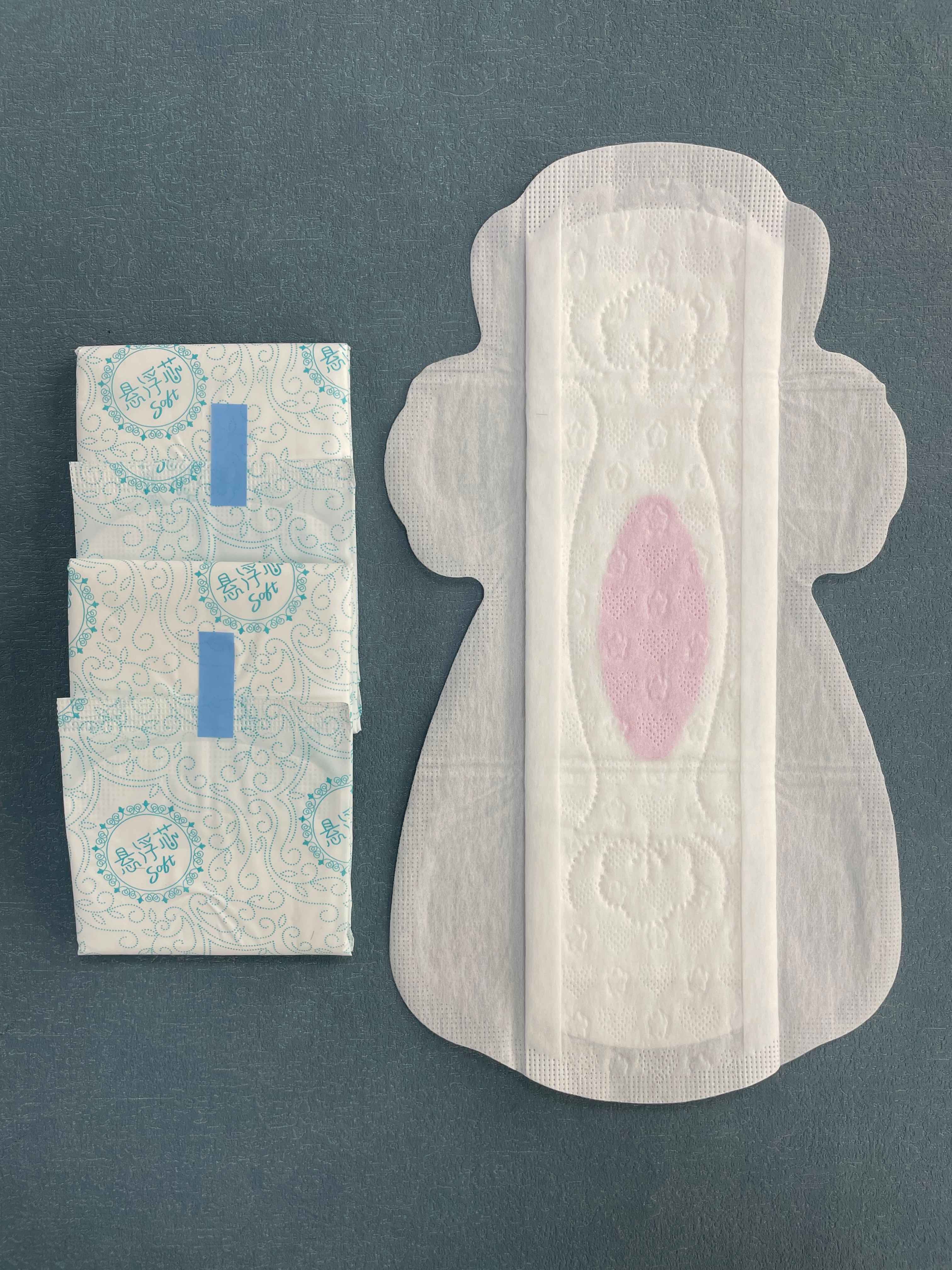 Ultra Soft Super Absorbent Leak-proof Women's Winged Menstrual Sanitary Pads With Leak Guard
