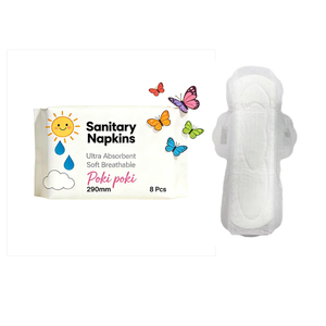 Pack of 8 Bulk Pack Low Price Night Use 290mm Ultra Absorbent Feminine Sanitary Napkins