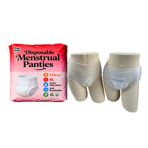 M L XL Maxi Size Extra Heavy Flow Women's Menstrual Pants / Period Panties In Bulk