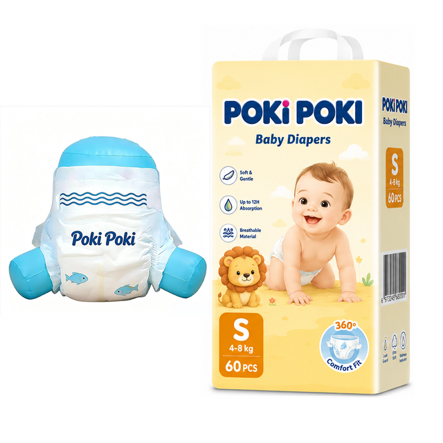 High Quality Low Price Fluff Pulp OEM Private Logo Large Capacity Leak Guard Overnight Comfortable Disposable Baby Diapers