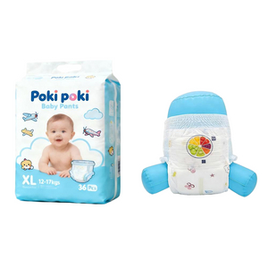A Grade Stretched Bubble Waist Disposable Pull-up Baby Diapers / Pull Up Pants With Double Leak Guard
