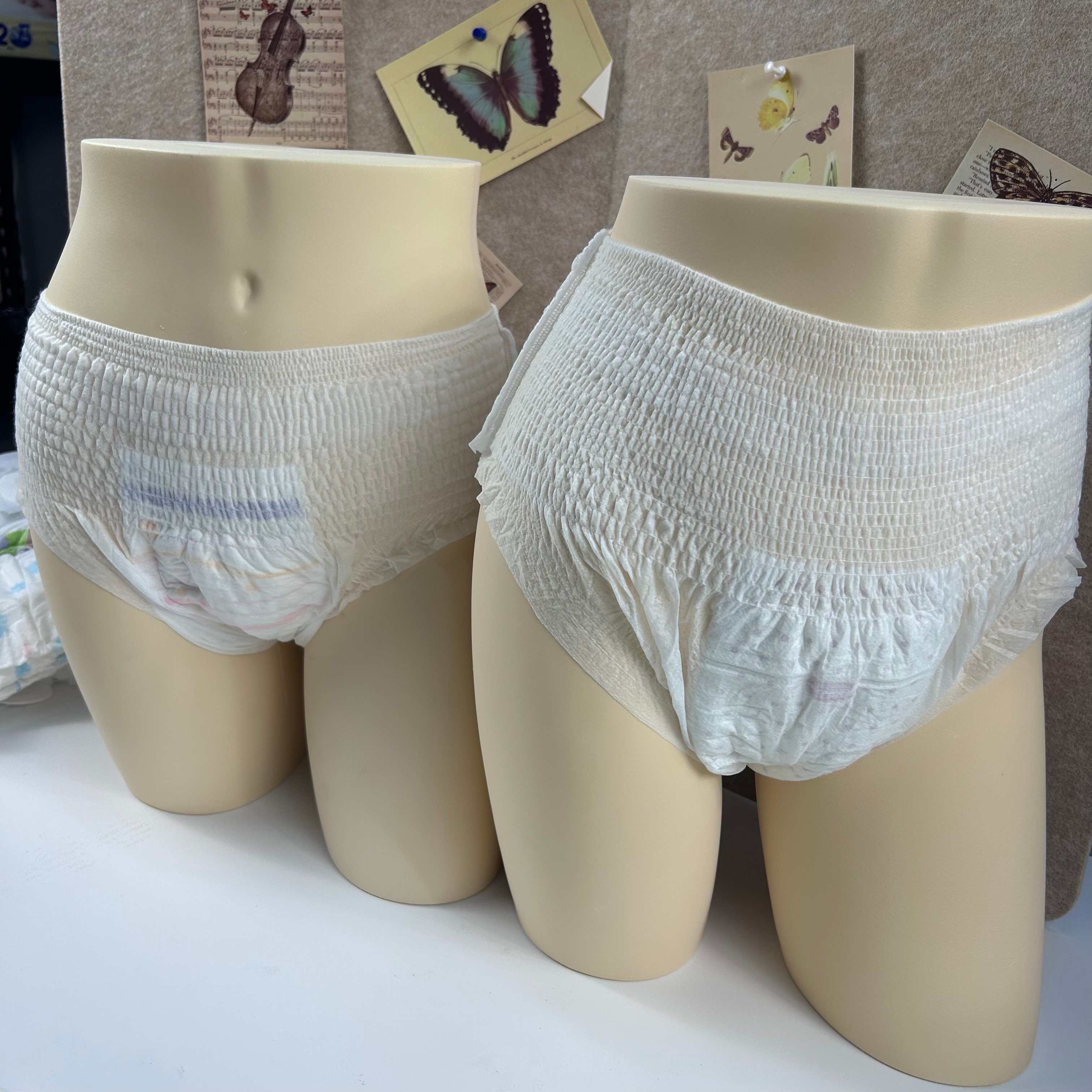 M L XL Maxi Size Extra Heavy Flow Women's Menstrual Pants / Period Panties In Bulk