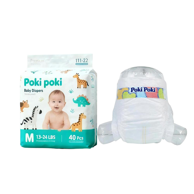 Ultra Absorbent Super Thin Disposable Baby Diapers / Babies Nappies With Wetness Indicator