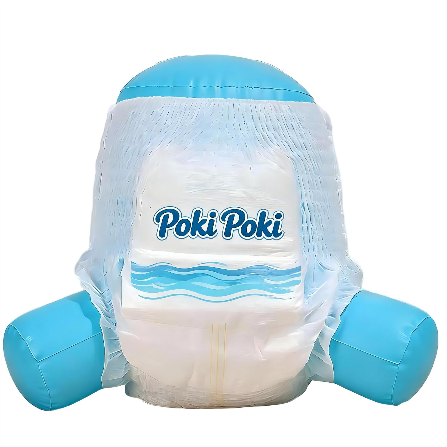 Cotton Soft Gentle Skin Friendly Plain Weave / Jacquard Pattern Baby Disposable Pampers Diapers / Babies Pants