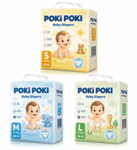 Chinese Factory OEM Private Logo Large Capacity Leak Guard Comfortable Disposable Baby Diapers Baby Nappy