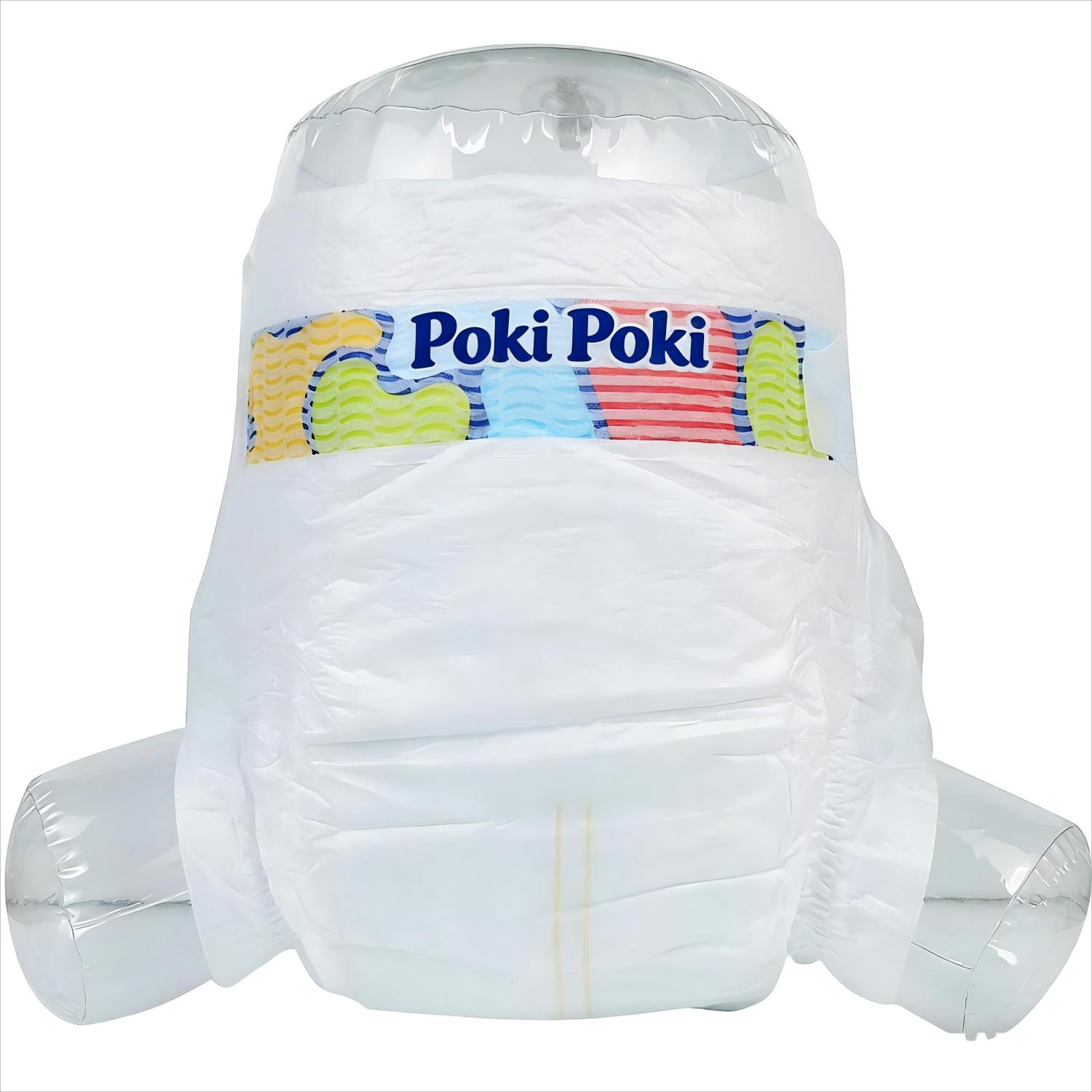 Ultra Absorbent Super Thin Disposable Baby Diapers / Babies Nappies With Wetness Indicator