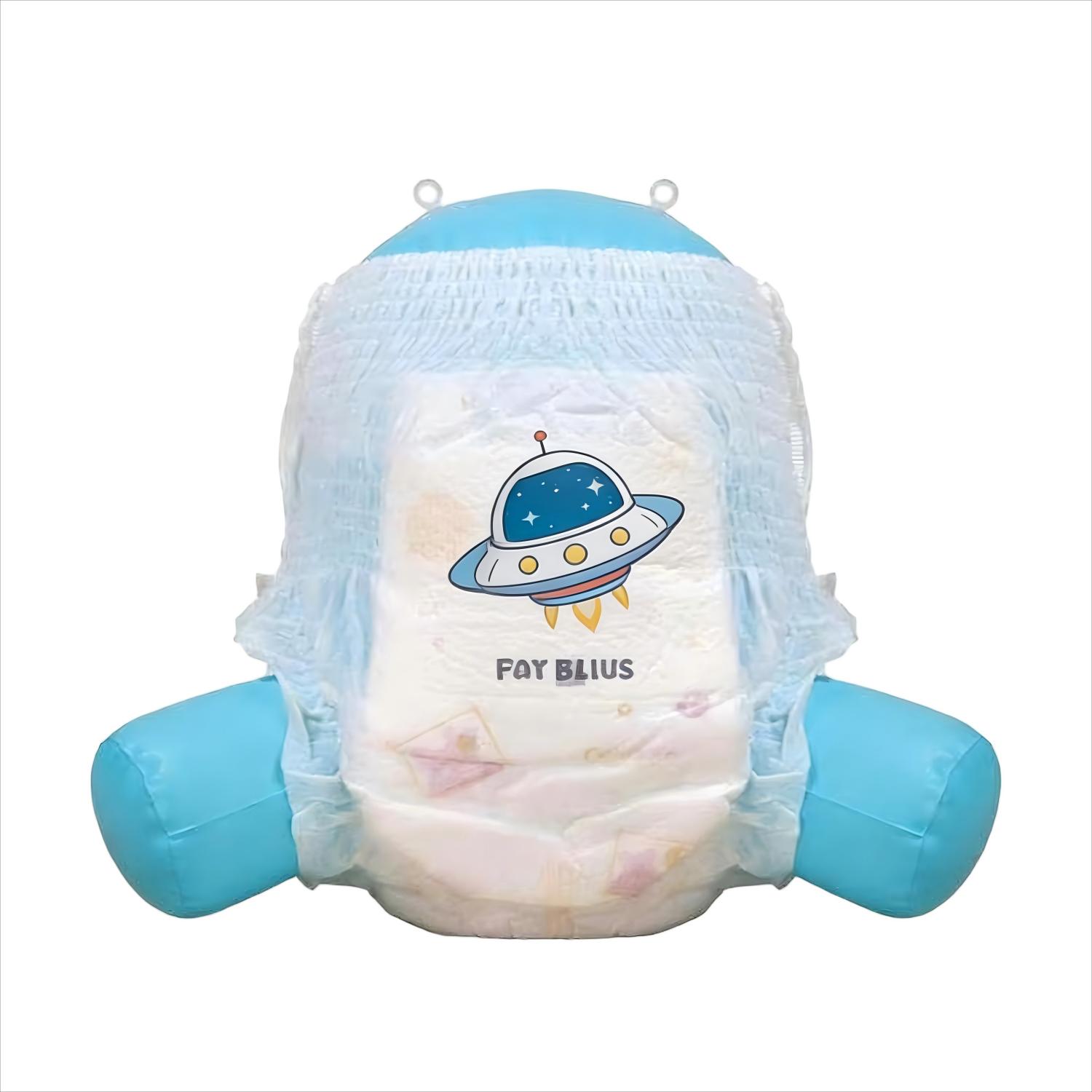 Cotton Soft T Shape Three-piece Disposable Pull Up Baby Diapers / Babies Training Pants
