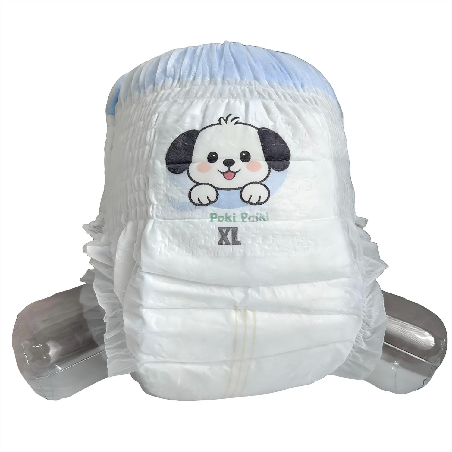 Baby Love Cotton Soft Animal Printed Cloth-like Back Sheet Disposable Pull Up Baby Diapers for Infants & Babies