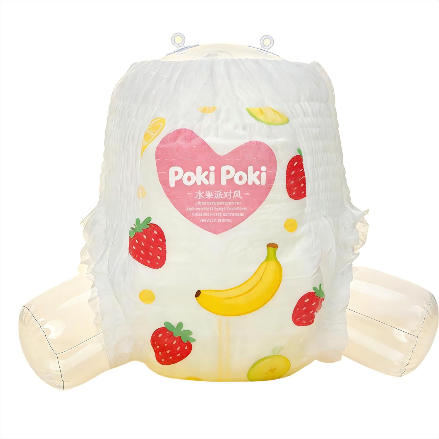 Lovely Colorful Printed Design Disposable Pull-up Baby Diapers / Baby Pants 