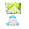 100% Natural Organic Pure Cotton Disposable Baby Diapers Pants / Babies Nappies With Wetness Indicator